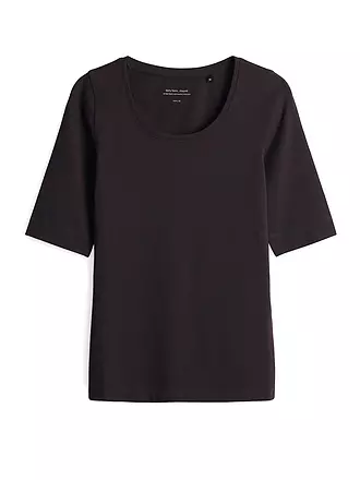 OPUS | Basic T-Shirt "Daily F" | braun